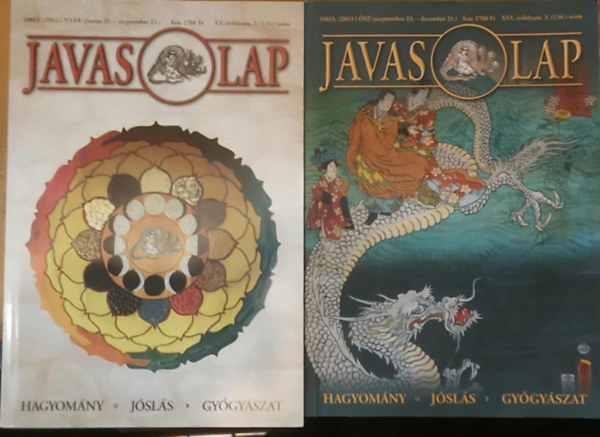 2 db Javas lap (Szrvnyszmok)