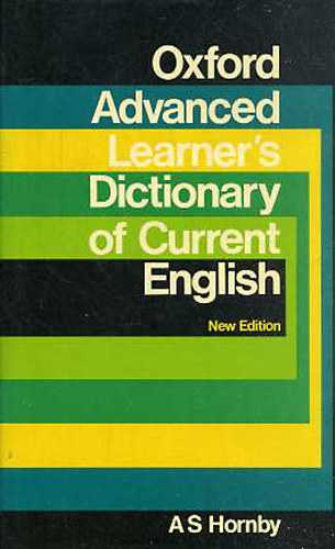 Oxford Advenced Learner's Dictionary of Current English