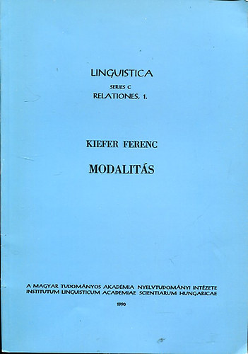 Kiefer Ferenc - Modalits