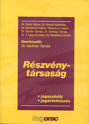 Dr. Srkzy Tams - Rszvnytrsasg - jogszably, jogrtelmezs