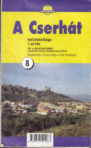 A Cserh�t turistat�rk�pe 1:60 000