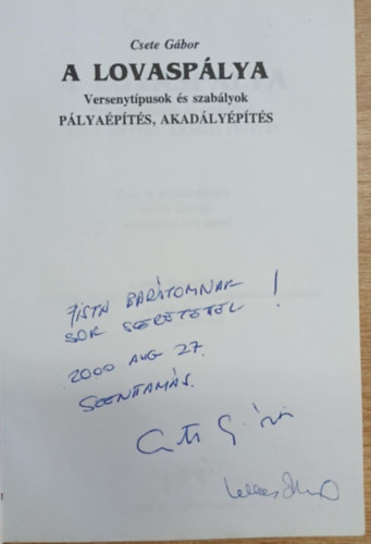 A lovasplya (dediklt)