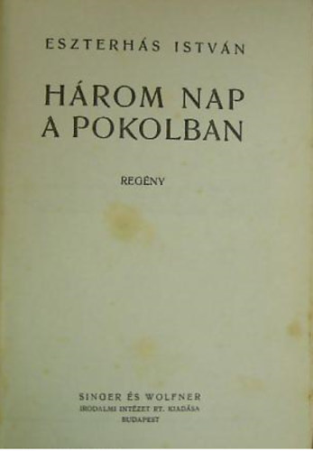 Hrom nap a pokolban