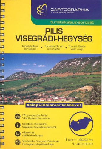 A Pilis s a Visegrdi-hegysg 1:40 000 Turistakalauz (Cartographia)