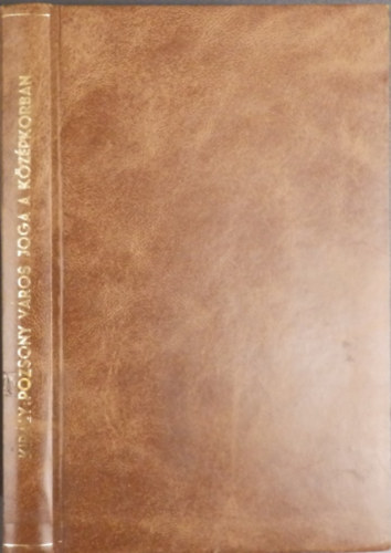 Pozsony v�ros joga a k�z�pkorban