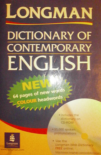 Longman dictionary of contemporary english + new words