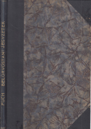 Puch Gyula - Belorvostani jegyzetek a belgyógyászati szigorlatra.