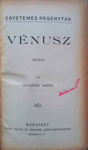 Salvatore Farina - Vnusz
