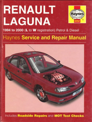 Renault Laguna 1994 to 2000 Haynes Service and Repair Manual