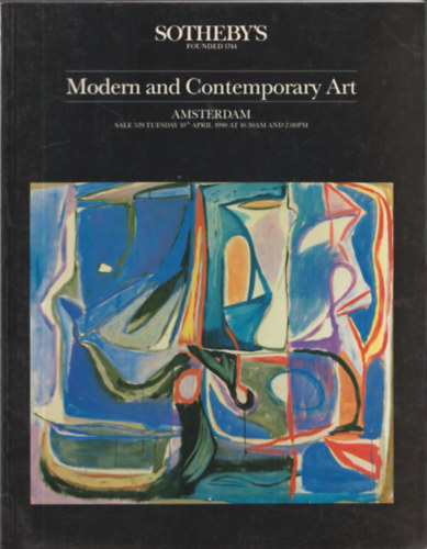 Sotheby's - Modern and Contemporary Art (Amsterdam - Sale 529 Tuesday 10th April 1990)