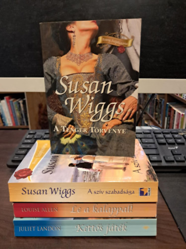 4 db-os Susan Wiggs KNYVMENT AJNLAt: A tenger trvnye+A szv szabadsga+Le a kalappal! (Arany Szphistria)+Ketts jtk