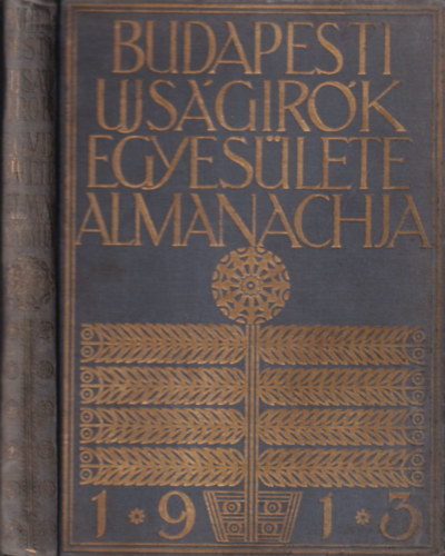 Budapesti Ujs�gir�k Egyes�lete Almanachja 1913