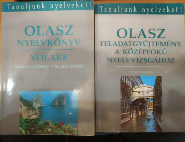 2 db Tanuljunk nyelveket! - Olasz nyelvk�nyv Volare + Olasz feladatgy�jtem�ny a k�z�pfok� nyelvvizsg�hoz