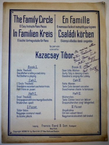 Csal�di k�rben - 1925