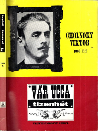 Cholnoky Viktor 1868-1912 (Vr ucca tizenht)- Vlogats Cholnoky Viktor kevsb ismert rsaibl