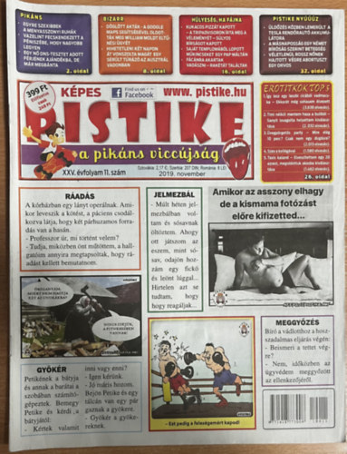 Száraz Attila (Főszerk.) - Pistike 2019. november - XXV. évfolyam 11. szám