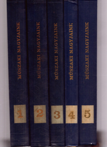 M�szaki nagyjaink I-V. k�tet
