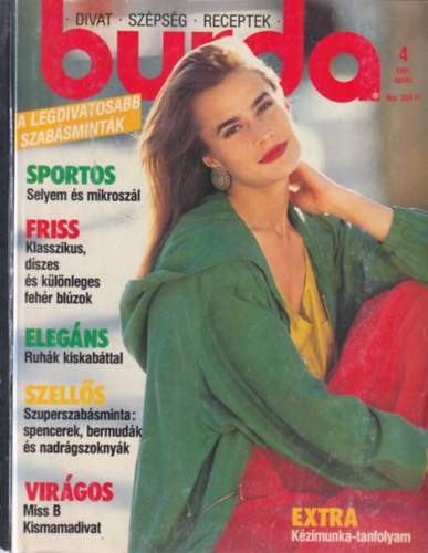 3 db Burda magazin: 1991/febru�r, �prilis, j�nius