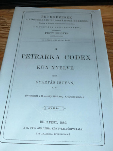 A Petrarka Codex kn nyelve