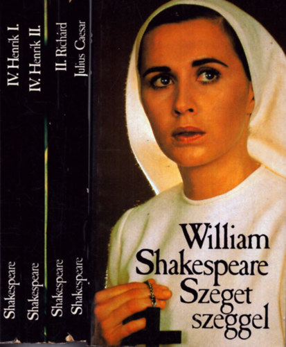 5 db William Shakespeare ktet: IV. Henrik I-II. + Szeget szeggel + II. Richrd - Julius Caesar