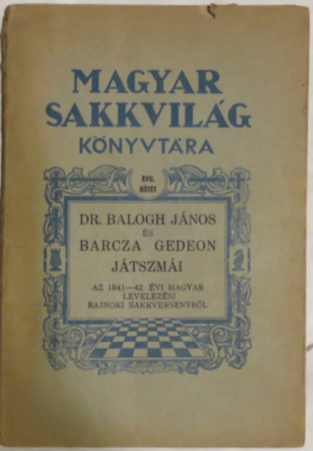 Magyar sakkvilg knyvtra (XVII. ktet)
