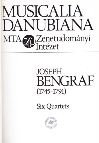 Joseph Bengraf (1745-1791) Six Quartets