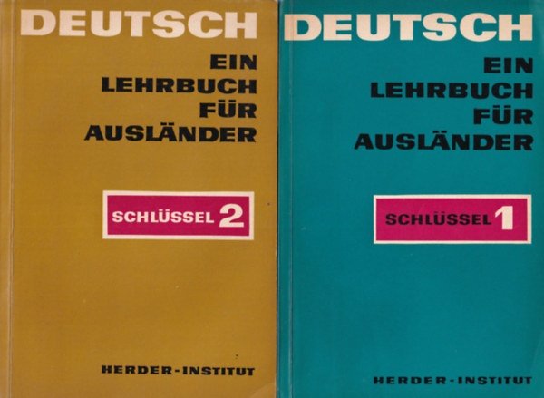 Deutsch - Ein Lehrbuch fr Auslnder I-II. (1968)