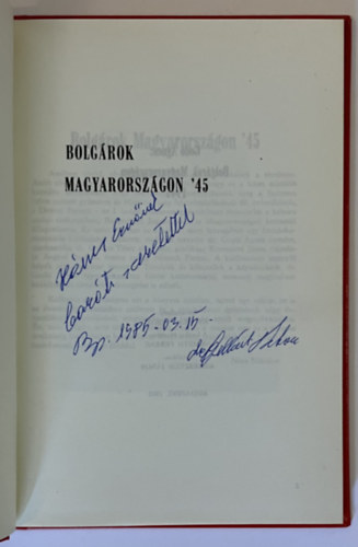 Bolgrok Magyarorszgon 1945