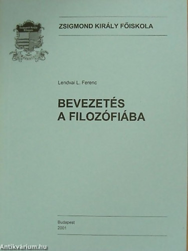 Lendvai L. Ferenc - Bevezets a filozfiba
