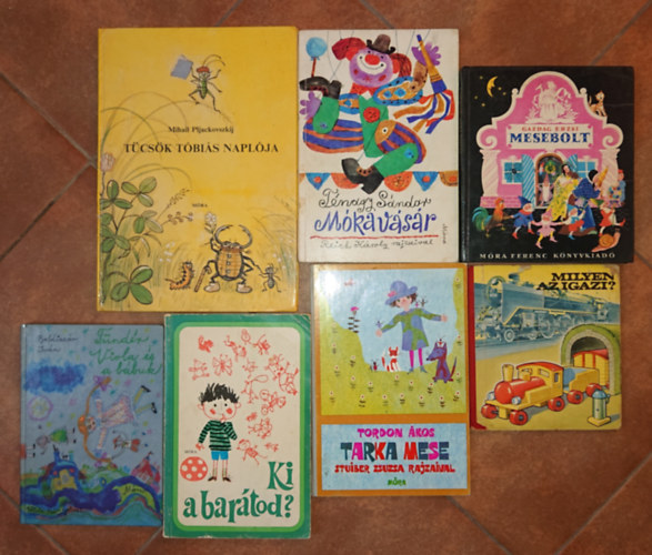 7 klasszikus meseknyv vodsoknak: Milyen az igazi?, MEsebolt, Tndr Viola s a bbuk, Ki a bartod?, Tarka mese, Mkavsr, Tcsk Tbis naplja