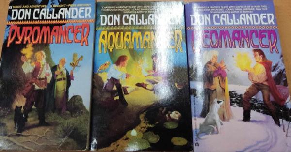 Don Callander - Mancer series 1-3.: Pyromancer + Aquamancer + Geomancer (3 ktet)
