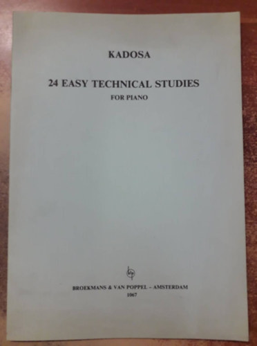 Pl Kadosa - 24 Easy Technical Studies For Piano