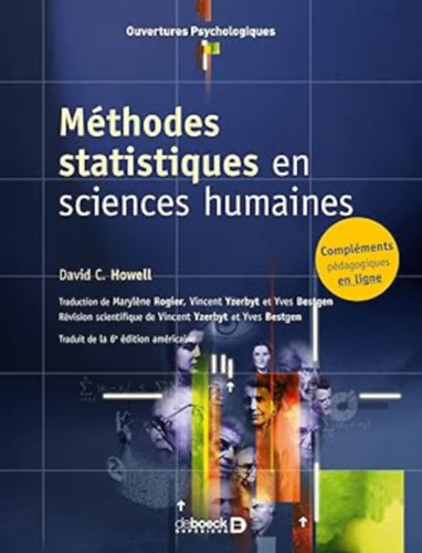 M�thodes statistiques en sciences humaines