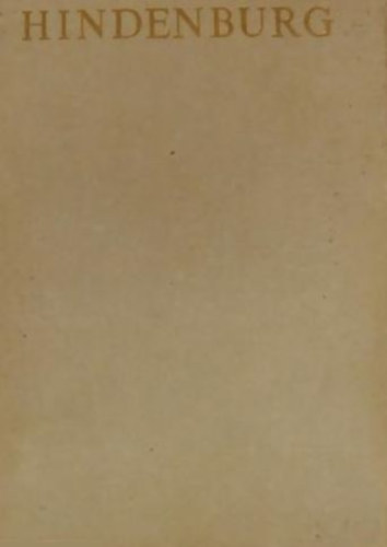 Hindenburg (�letek �s korok)