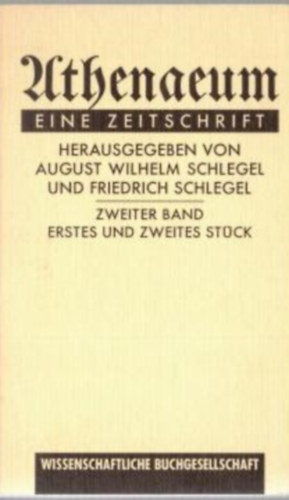 Athenaeum - eine zeitschrift - zweiter band