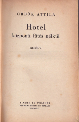 Hotel kzponti fts nlkl