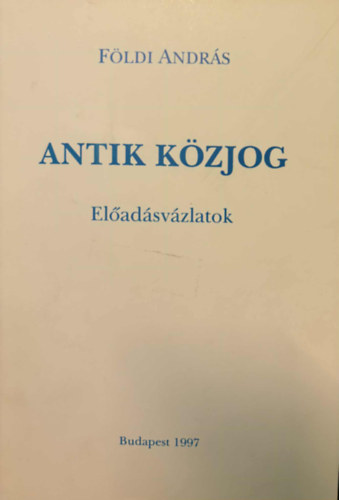 Antik K�zjog - El�ad�sv�zlatok