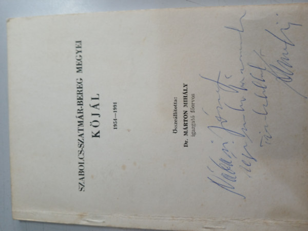 Szabolcs-Szatm�r-Bereg megyei K�J�L 1954-1991