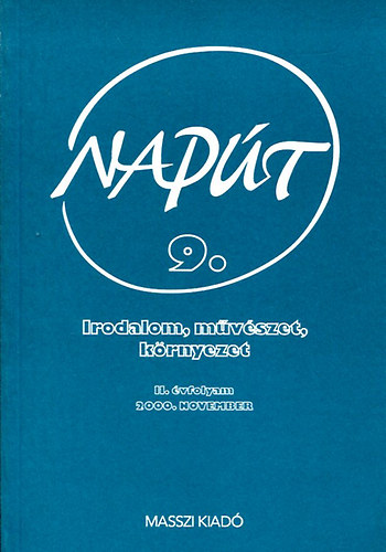 Napt- Irodalom. mvszet, krnyezet 2000/9. II. vfolyam