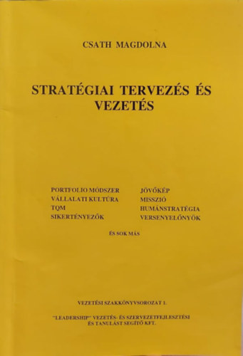 Stratgiai tervezs s vezets