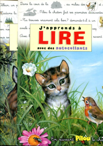 J' apprends a LIRE avec des autocollants - 2 db