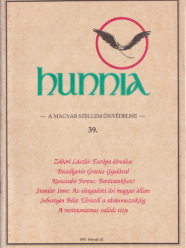 Hunnia - A magyar szellem nvdelme 39.