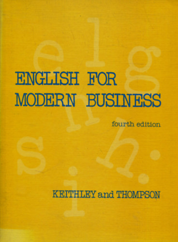 English For Modern Business fourth edition