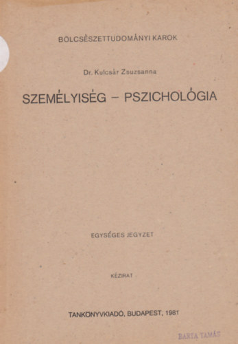 Szemlyisg-pszicholgia