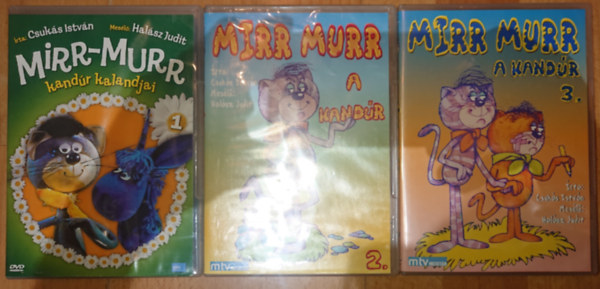 3 Mirr-Murr kandr kalandjai DVD: Mirr-Murr kandr kalandjai 1., Mirr-Murr kandr kalandjai 2., Mirr-Murr kandr kalandjai 3.