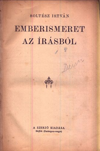 Emberismeret az rsbl (I. kiads)
