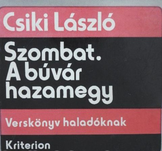 Szombat. A bvr hazamegy - Versknyv haladknak