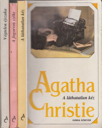 3 db Agatha Christie regny: A lthatatlan kz + A fogorvos szke + Vgtelen jszaka