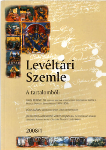 Lev�lt�ri szemle 2008. 1. �s 2. k�tet egy�tt