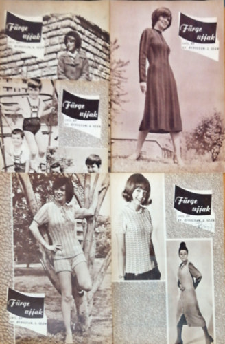 Villnyi Emiln  (szerk.) - 5 db frge ujjak magazin: 1971/2-6. szm